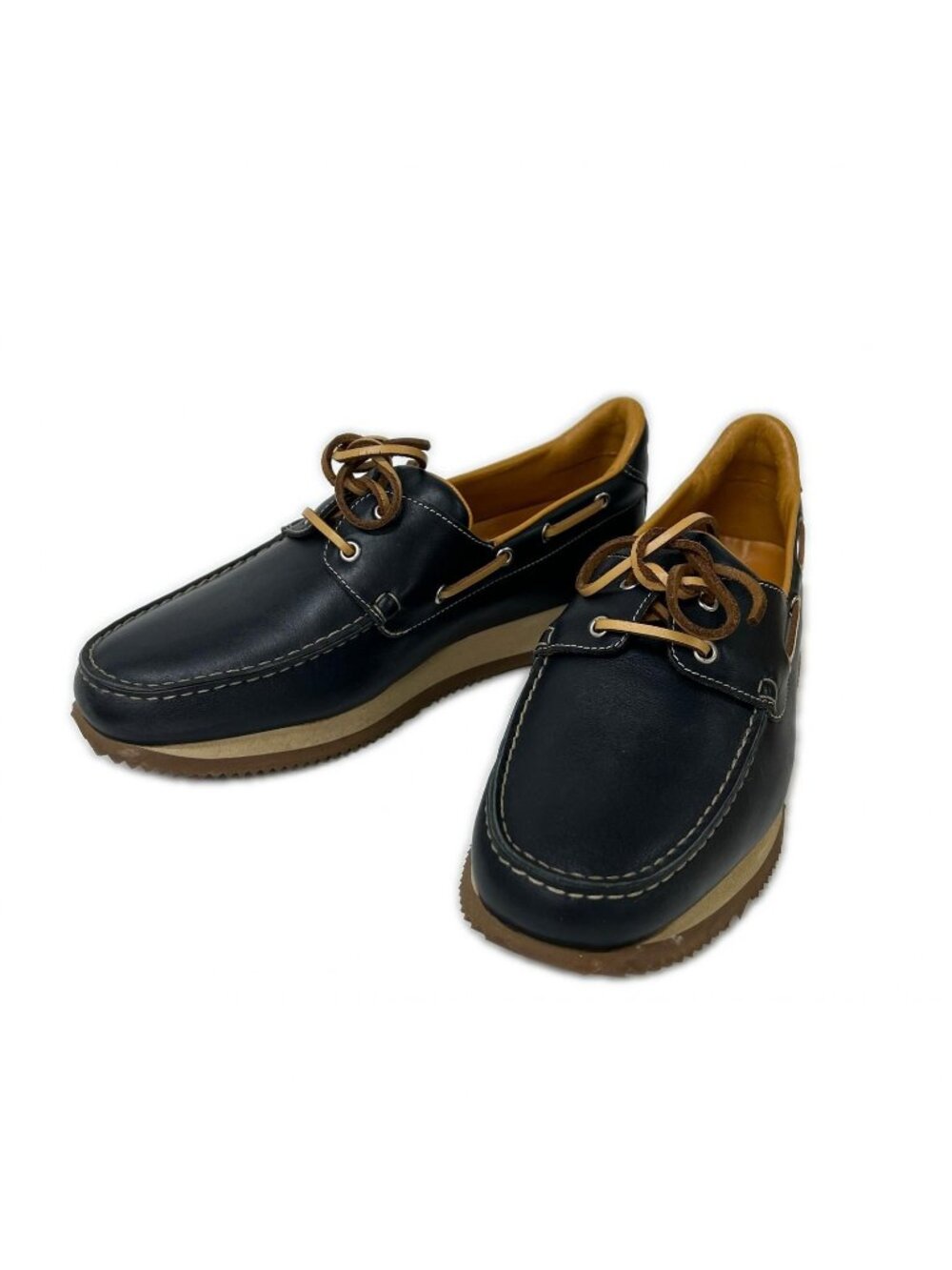Hermes Leather Deck Shoes